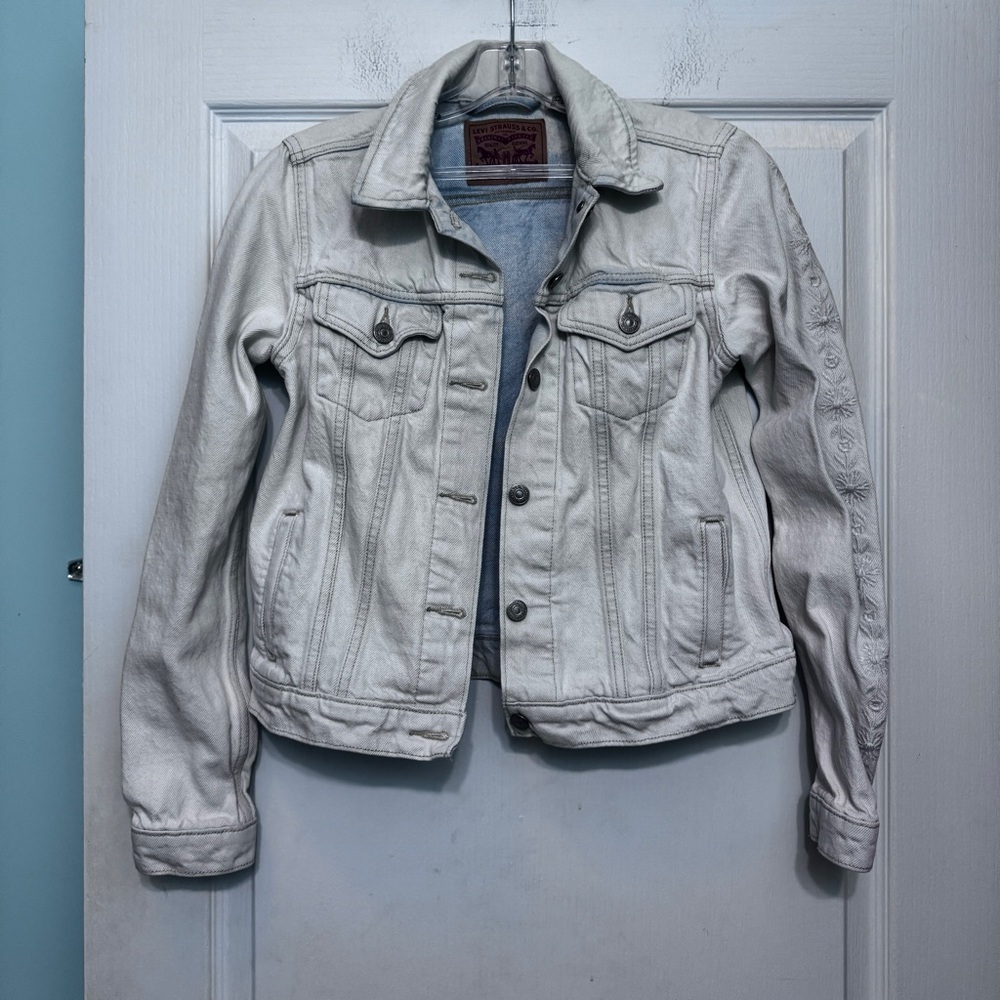 White Denim Jacket